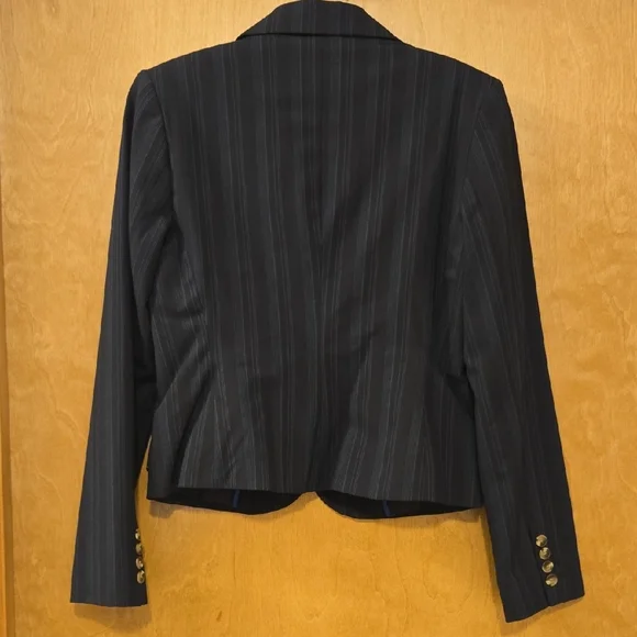 Isaac Mizrahi for Target Navy pinstripe blazer - Picture 3 of 6